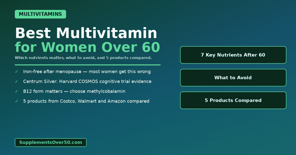 Best Multivitamin for Women Over 60