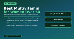 Best Multivitamin for Women Over 60