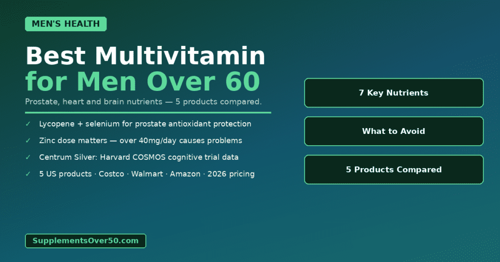Best Multivitamin for Men Over 60