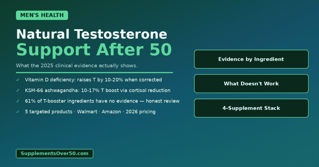 Natural Testosterone Support for Men Over 50