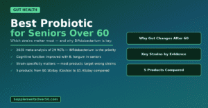 Best Probiotic for Seniors Over 60 — Which Strains Actually Work and Why Best Probiotic for Seniors Over 60