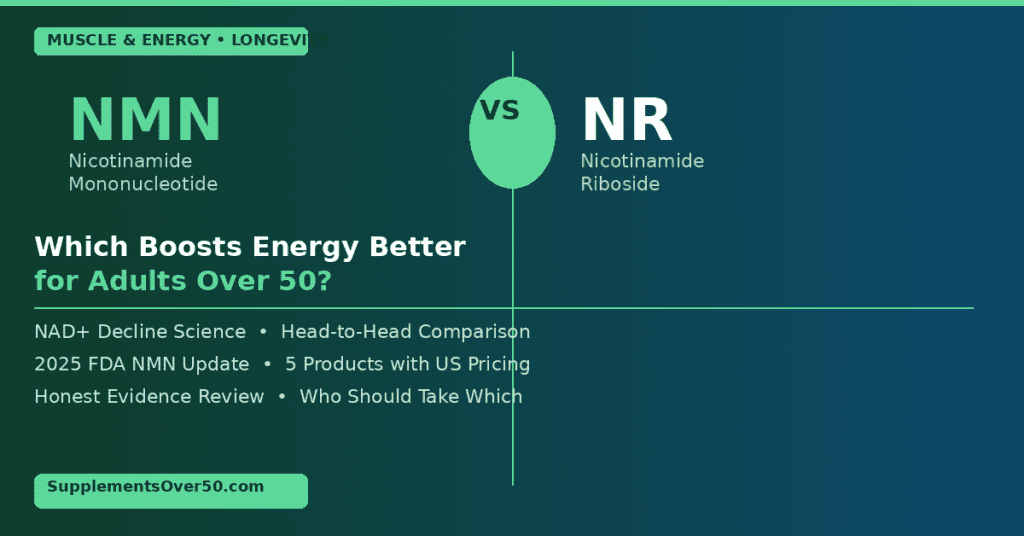 NMN vs NR supplements for energy after 50 comparison