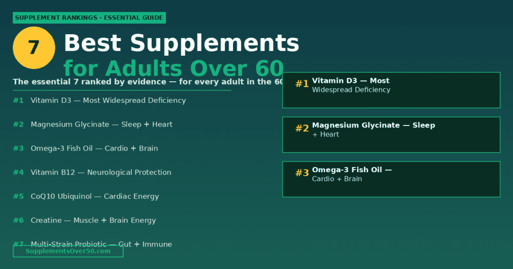 Best Supplements for Adults Over 60