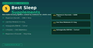 Best Sleep Supplements for Seniors