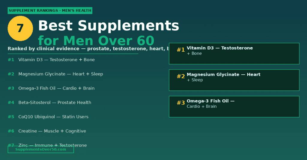 Best Supplements for Men Over 60