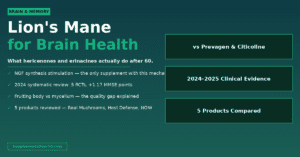Lion's Mane Mushroom for Cognitive Health After 60 (2026)