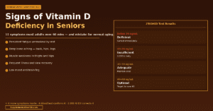 Signs of Vitamin D Deficiency in Seniors