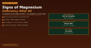 Signs of Magnesium Deficiency After 60